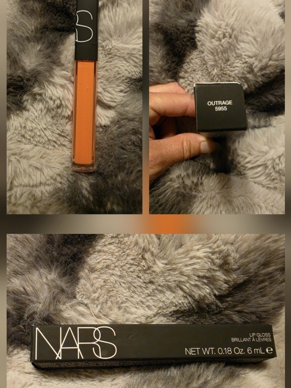 NARS Outrage Lip-gloss, Full-size, NWT